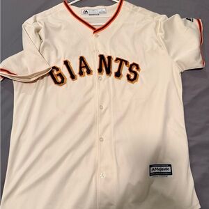 Majestic Cream Giants Jersey